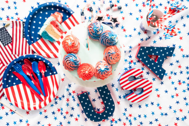 istock Cake, cookies, and fruit and vegetable snack tray 1200586193