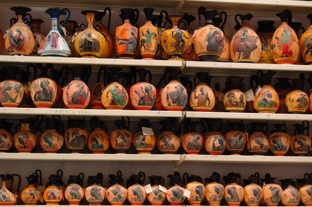 Local Authentic Souvenir Shop in Mykonos, Greece