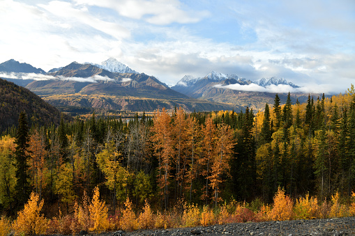 Autumn arrives in south central Alaska