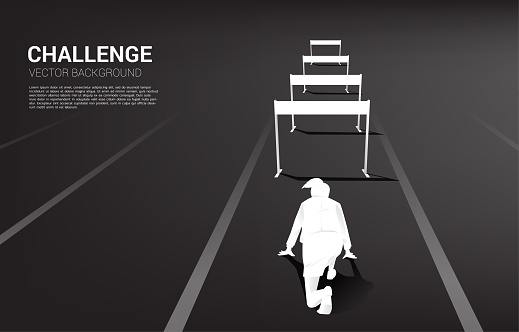 Background concept for Obstacle and challenge in business