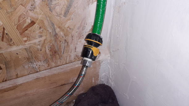istock Plumbing hose for water supply in interior 1200600713