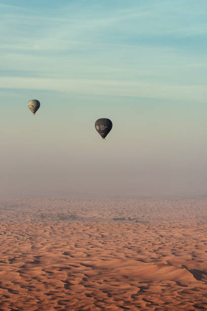 istock Balloon ride over the desert 1200613523