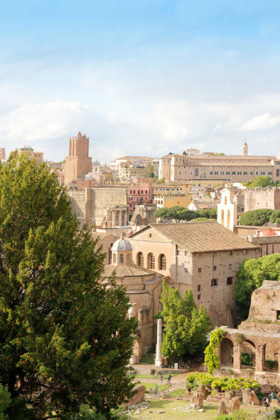 istock View of the Roman Forum during sunset 1200627890
