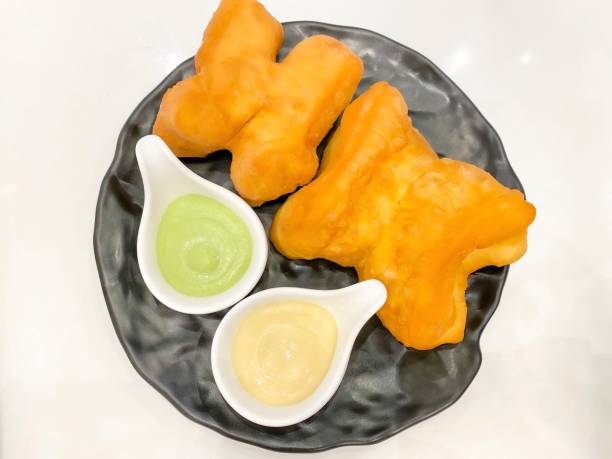 Deep fried doughstick def and screw pine deep fried doughstick def and screw pine (Thailand breakfast) def picture photos stock pictures, royalty-free photos & images