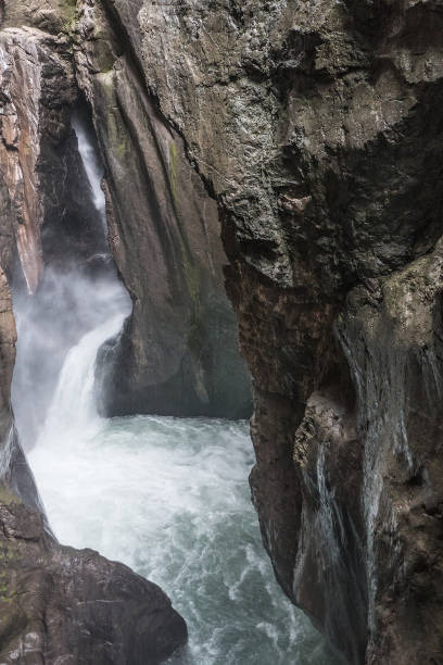 istock Waterfall in Box Canyon near Ouray, Colorado 1200634893
