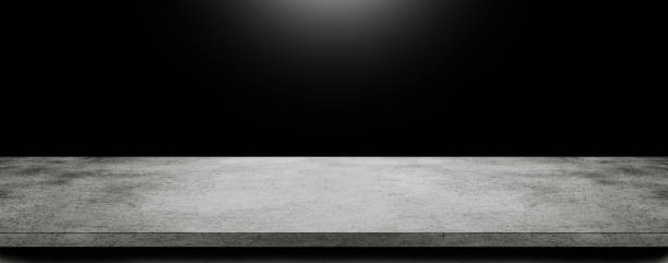 istock Plaster concrete shelf table grunge texture background for use display product. 1200640169
