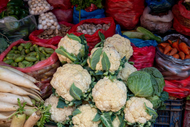 istock Fresh Vegetables at an Outdoor Market 1200642674
