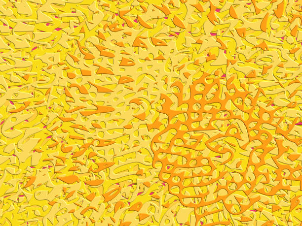 sonnenblume bee camouflage wallpaper textur 3d dunkel gelb gold orange - bee flower backgrounds golden sunflower stock-grafiken, -clipart, -cartoons und -symbole