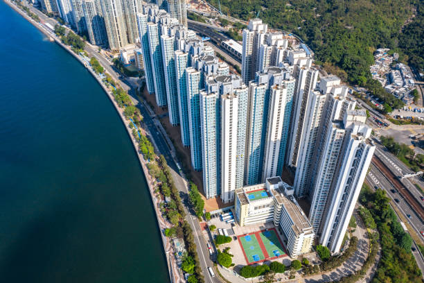 istock Residents building in Ma On Shan, Hong Kong 1200647921