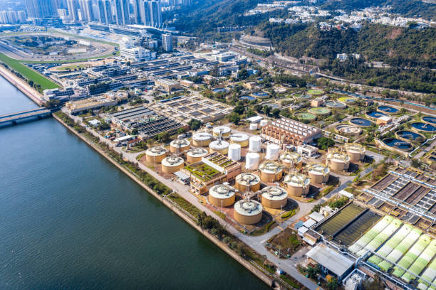 istock Sewage Treatment Plant, Hong Kong 1200647958