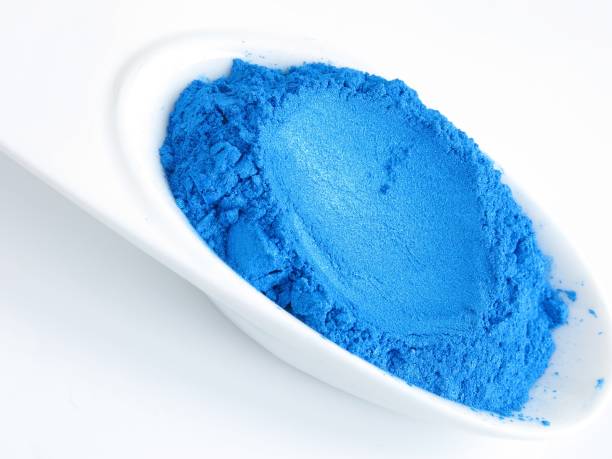 istock Blue Mica Pigment Powder 1200649158
