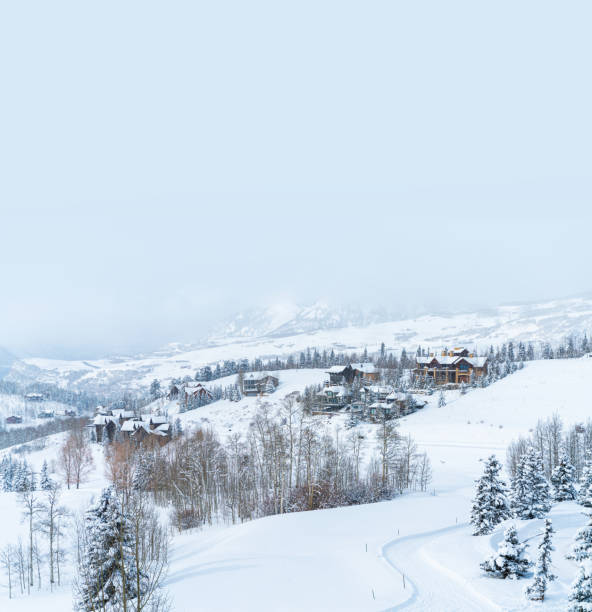 istock Ski resort Colorado USA 1200650334