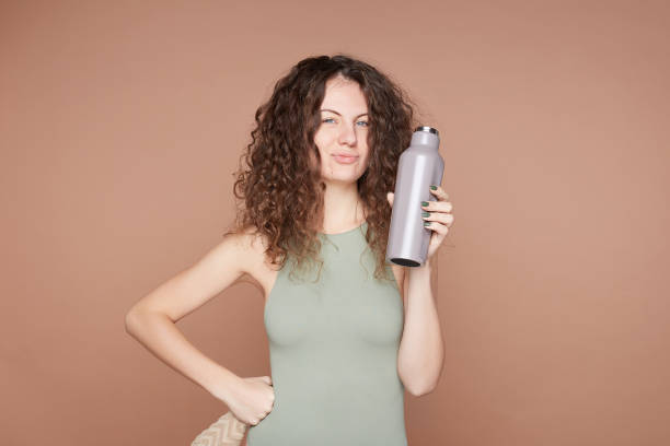 istock Studio portrait of woman doing sport. 1200651394