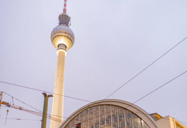 istock Night over Alexander Platz in Berlin, Germany 1200654232