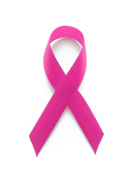 istock Pink award ribbon 1200656343