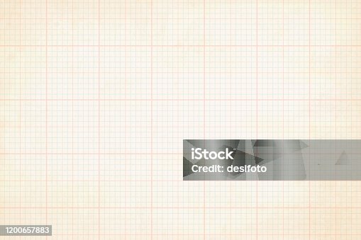 istock Pale grunge effect sheet of chequered graph paper 1200657883
