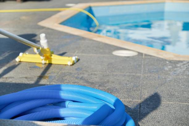 istock Water vacuum cleaner for cleaning the pool 1200659755