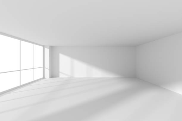 istock White empty business office room with sunlight from large windows 1200666875