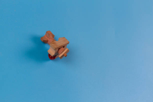 istock Wooden plane toy 1200674965