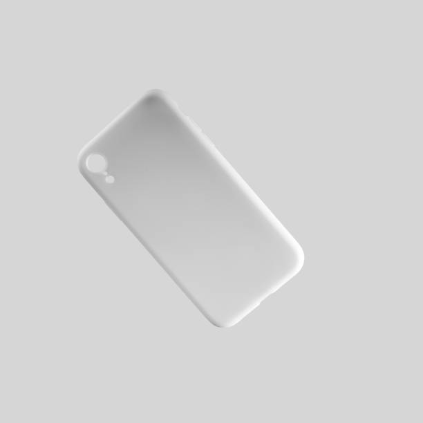 istock Mockup white case for smartphone, for presentation of design and pattern. 1200678817