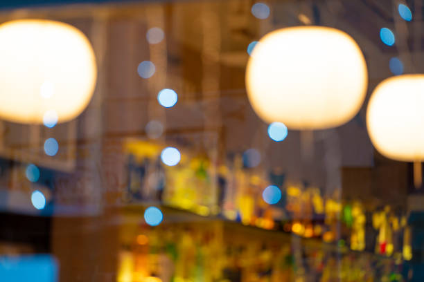 istock Abstract blur bokeh circles out of focus golden lights 1200680521