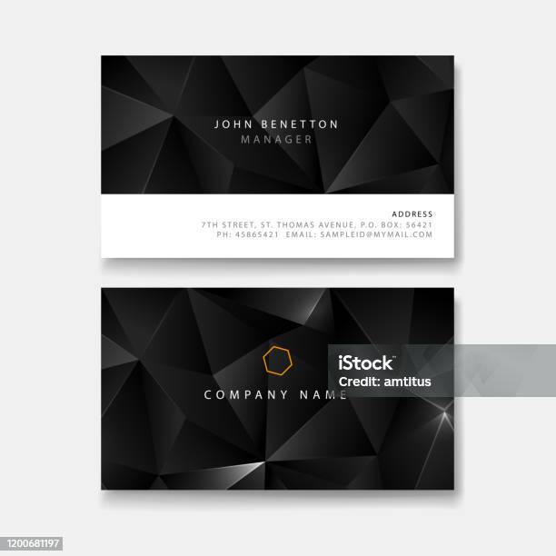 John Business Card Stock Illustration - Download Image Now - Business Card,  Modern, Template - iStock