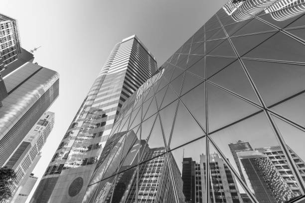 istock Exterior of modern office building 1200682215