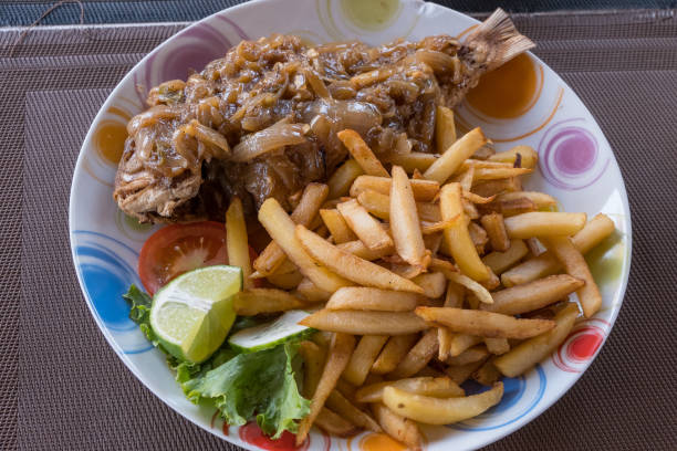 istock Senegalese fish and potato dish 1200686996