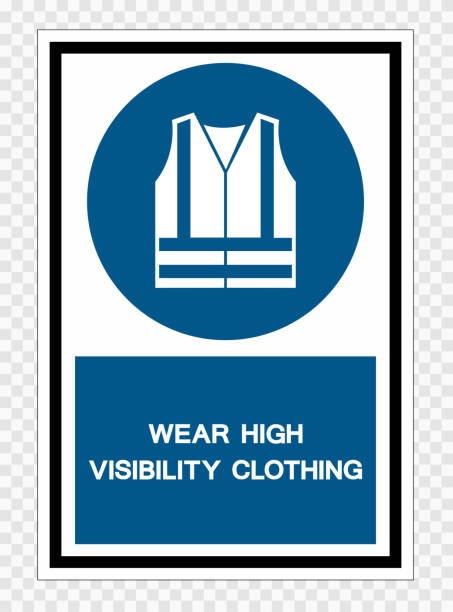 istock Wear High Visibility Clothing Symbol Sign Isolate on transparent Background,Vector Illustration 1200698215