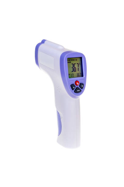 thermomètre sans contact - liquidcrystal photos et images de collection