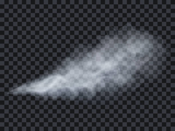 vape buhar duman nefes puf vektör illüstrasyon - smoke stock illustrations