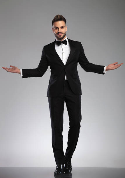 istock Handsome groom welcoming with his arms wide open 1200702490