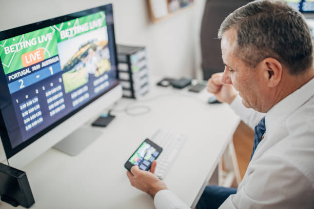 istock Sports Betting Using Your Computer and Mobile Phone 1200707078