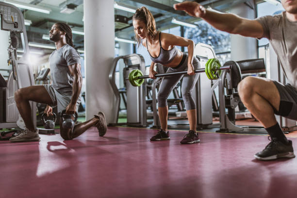 istock gym training in a gym! 1200707394