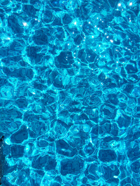 istock blue water background from pool in summer. 1200713638