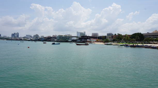 istock Town on the seaside 1200717137