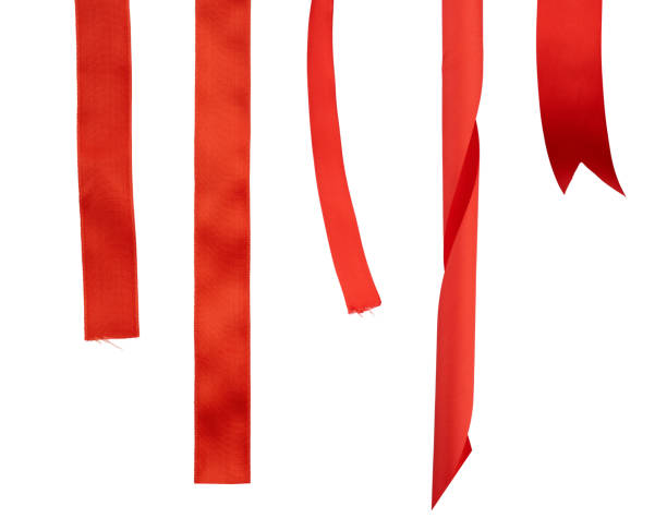 istock different ends of red silk ribbon isolated on white background 1200728758