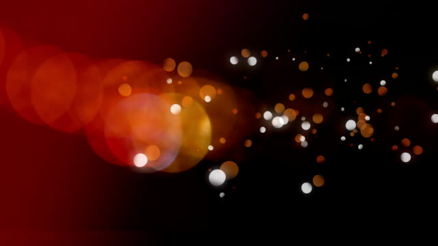 Digitally generated animation of sparkling light bubble