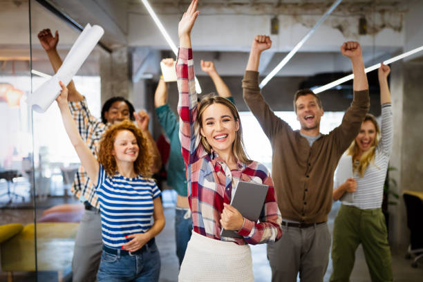 istock Group of business people and software developers working as a team in office 1200734167