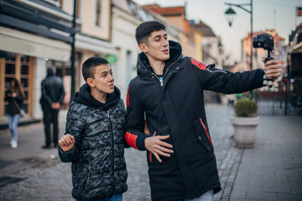 istock Teenage vloggers 1200739772