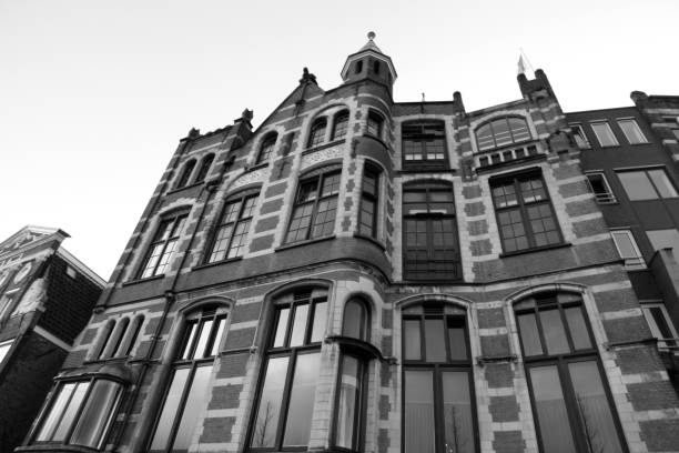 Amsterdam facades - Black and White