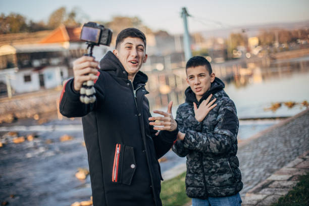 istock Vlogging in the city 1200740473