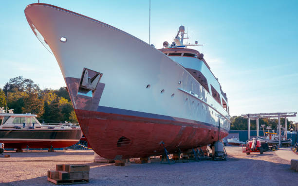 istock Ship in Shipyward for Repairs 1200741330