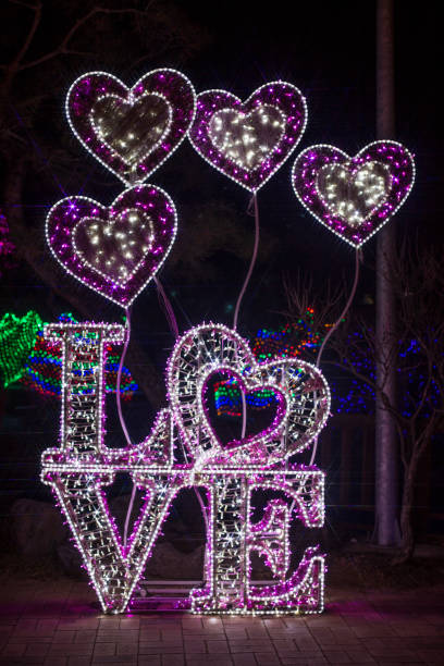 istock Illuminated Love sign in large letters 1200742388
