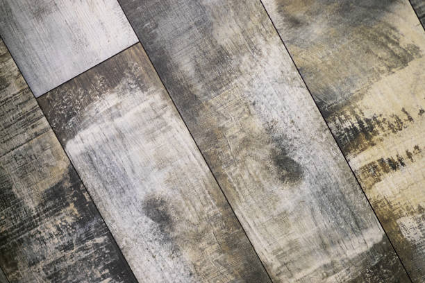 istock Background shabby gray wooden planks 1200742994