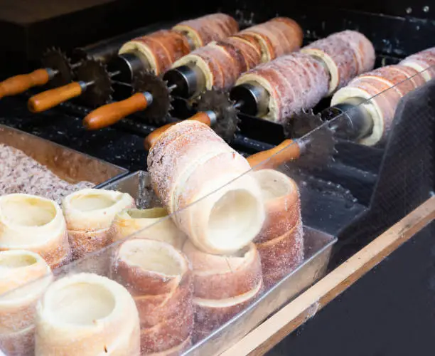 Photo of Baking of old Bohemian trdelnik