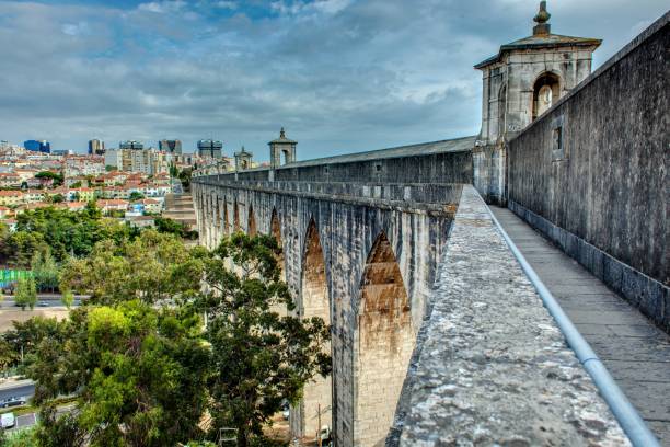 istock a view from the aqueduct  of Lisbon 1200751264