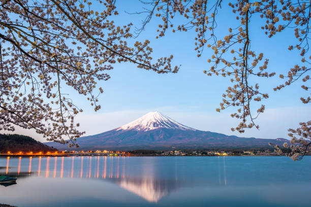 istock Mt. Fuji, Japan on Lake Kawaguchi 1200754043
