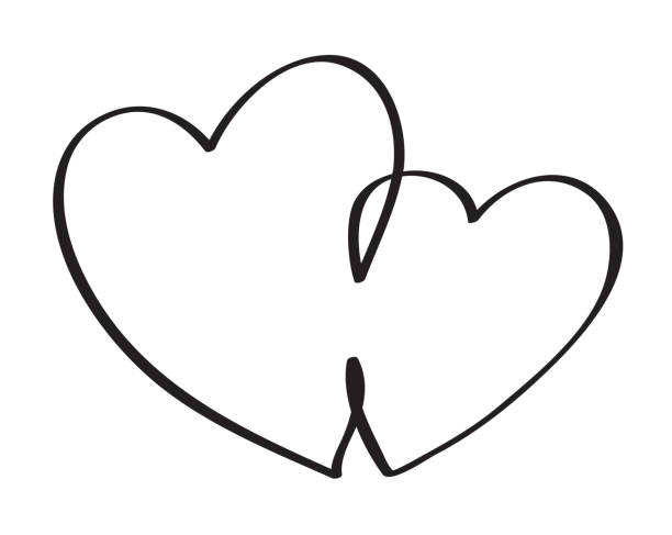 Ilustración de Corazones Dibujo De Arte De Línea Continuo Concepto De Amor Y Amistad Ilustración Vectorial En Blanco Y Negro y más Vectores Libres de Derechos de A la moda - iStock Ilustración de Corazones Dibujo De Arte De Línea Continuo Concepto De Amor Y Amistad Ilustración Vectorial En Blanco Y Negro y más Vectores Libres de Derechos de A la moda - iStock