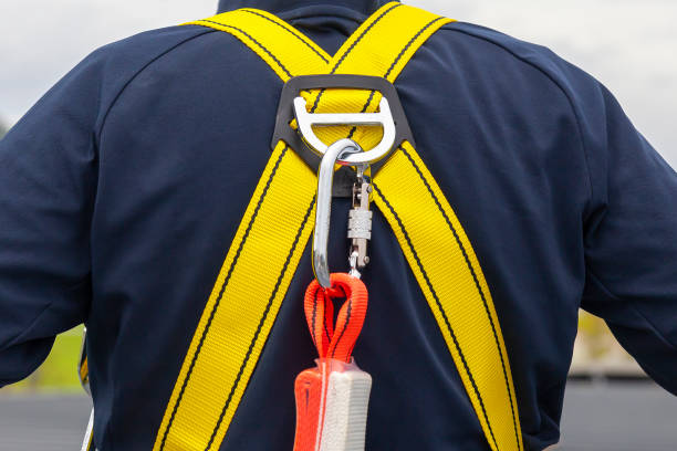 istock Safety clothing for working on a technician's building 1200764937